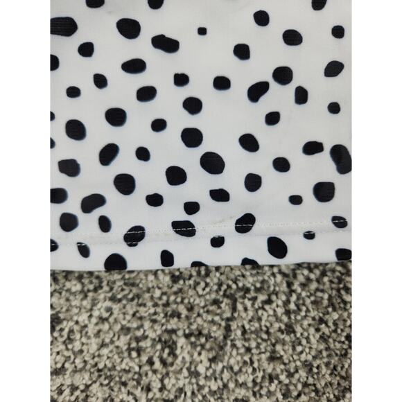 Junior Girls Halter Bikini Ruffle Top Girls Size Large Polka Dot - Picture 7 of 7